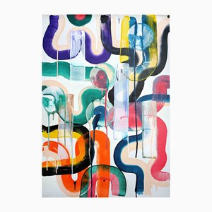 Sumit Mehndiratta, Composición No. 467, Acrílico sobre lienzo
