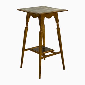 Mesa de centro lacada y dorada, años 40