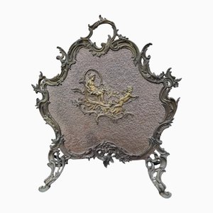 Bronze Fire Screen von Charles Casier