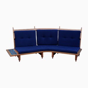 Sofa attributed to Guillerme Et Chambron for Votre Maison, 1960