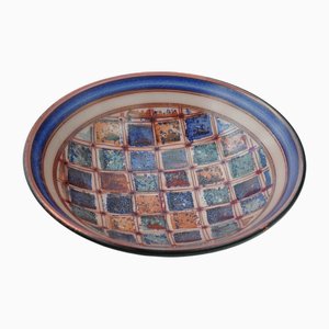 Handmade 1017 RAL Bowl by Roberto Vignoli for Faenza, Italy, 1980s