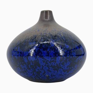 Studio Ceramic Flower Vase attributed to Wendelin Stahl for Kunstgewerbehaus Frey Wuppertal-Barmen, Germany, 1960s