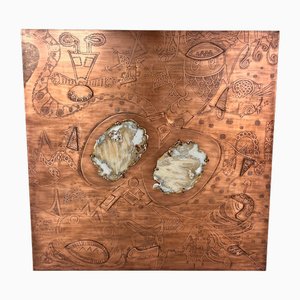 Seaworld Wall Panel in Copper by Felix de Boussy for Studio Belgali, 2000s