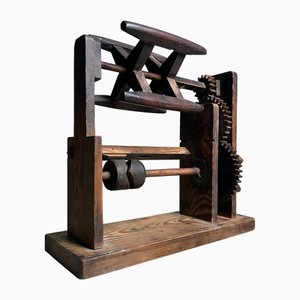 Meiji Ära Itomaki Spinnrad, Japan, 1890er