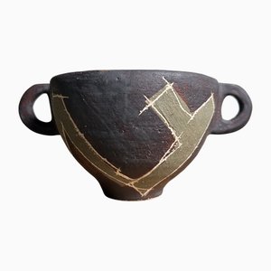 Shōwa Era Chawan Schale aus Keramik, Japan, 1970er
