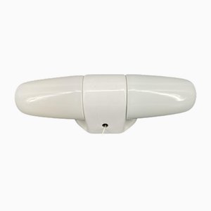 Lampada da parete Bauhaus 6068Z con interruttore di Wilhelm Wagenfeld per Lindner Keramik, Germania, anni '50