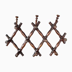 Faux Bamboo Coat and Hat Rack