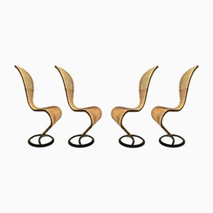 Chaise S par Tom Dixon de Cappellini, 1990s, Set de 4