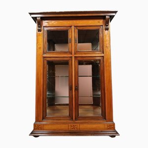 Napoleon III Bookcase in Precious Wood Marquetry from Mercier et Chaleyssin, Lyon, France
