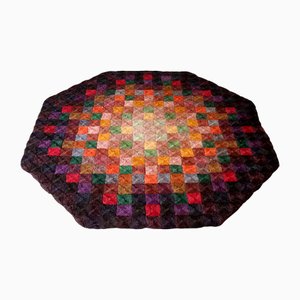 Sisal Teppich im Stil von Verner Panton, 1970er