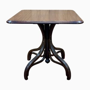 Mahogany and Beech Bistro Table, 1950s