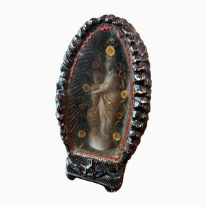 Relicario de la Virgen y el niño, década de 1890