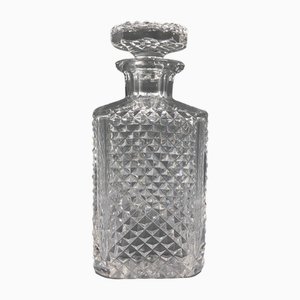 Whisky Karaffe aus Bleikristall mit Diamantschliff von Riedel, 1980er