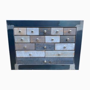 Cassettiera con 15 cassetti in metallo di Loftboutik, inizio XXI secolo