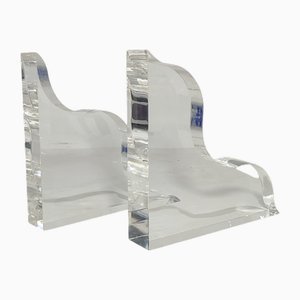 Methacrylate Book Holders, Spain, 1990s, Set of 2