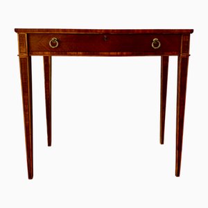 French Walnut Veneer Table, 1940s