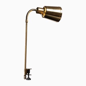 Model 38B Table Clamp Lamp in Brass from BJS Skellefteå, 1960s