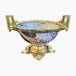 Cuenco Imari de bronce, siglo XVIII