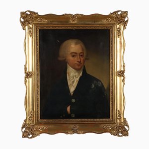 Male Portrait, 1700s-1800s, Oil on Canvas