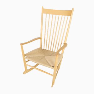 Model J16 Rocking Chair in Beech by Hans J. Wegner for FDB, 1980s