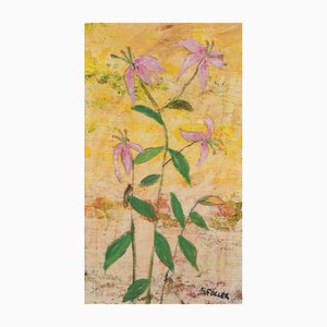 Göta Fogler, Still Life with Flowers, 1960s, Oil on Canvas