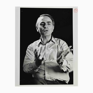 Randy O'Rundke, Carl Sagan, Vintage Photograph, 1991