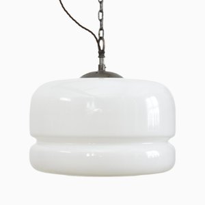 Large Opaline Pendant Light -B, 1960s