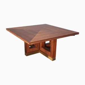 Tavolo da pranzo regolabile in legno