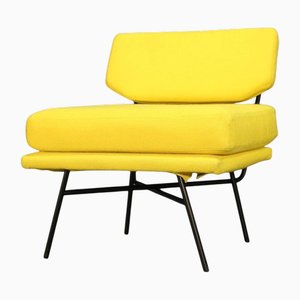 Gelber Elettra Sessel von BBPR Studio für Arflex . zugeschrieben
