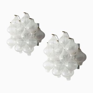 Lampade Tulipan attribuite a JT Kalmar per Kalmar, anni '70, set di 4