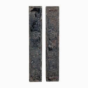 Georgian Lead Planters, Set of 2