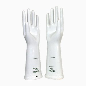 Manos de porcelana Rosenthal, Alemania, años 50. Juego de 2