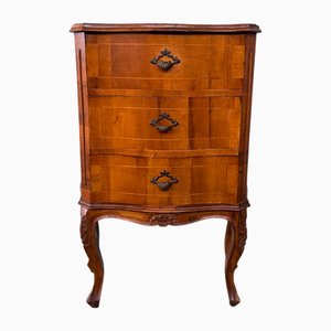 Italian Chest of Drawers in Inlaid Walnut, 1960s