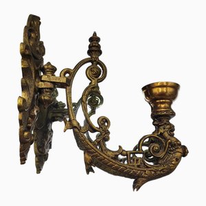 Brass Candleholder from Griffin, 1930s