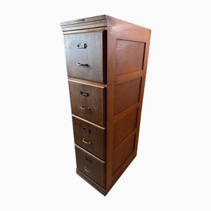 Aktenschrank aus Eiche, 1920