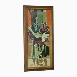 After Georges Braque, Le Gueridon, Mid-20th Century, Oil on Canvas
