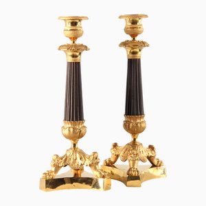 Portacandele Carlo X, 1845, set di 2