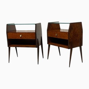 Vintage Bedside Tables, 1950s, Set of 2
