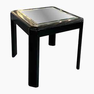 Mesa de centro alemana Mid-Century con tablero de espejo, años 50