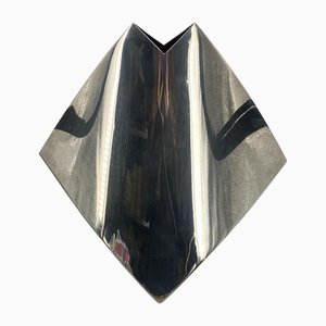 Limited Geometric Flower Vase #71 by Guiliano Malimpesa for Mesa, Italy, 1980s