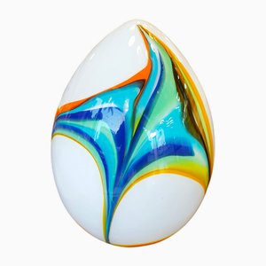 Multicolor Murano Egg Lamp