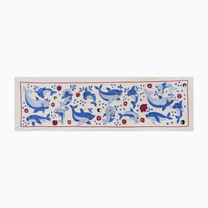 Suzani Tapestry with Fish Design in Cotton