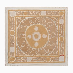 Uzbek Suzani Wall Hanging with Hand Embroidery