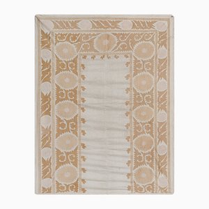 Uzbek Suzani Embroidered Throw Blanket or Textile