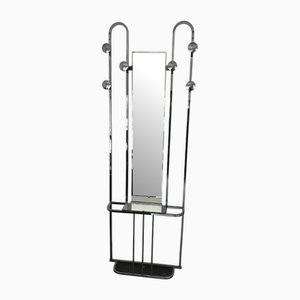 Art Deco Chrome-Plated Coat Rack, France, 1930s