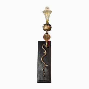 Cobra Art Deco Wandlampe, 1920er