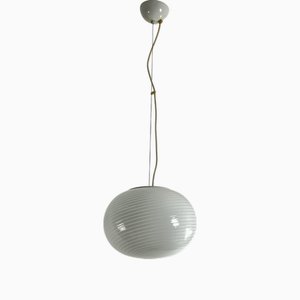 Lampe à Suspension Spirale en Verre de Murano de De Majo, 1960s