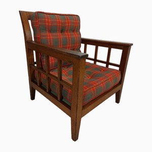 Chaise Reconstruction Vintage en Chêne par René Gabriel, 1950s