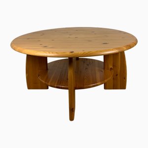 Table Basse Moderniste en Pin, 1980s-1990s