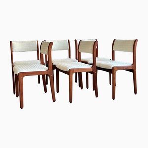 Skandinavischer Moderner Dänischer Teak Esszimmerstuhl von Erik Buch für OD Møbler, 1960er, 6er Set